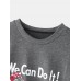 Women Slogan Figure Print Crew Neck Casual Drop Shoulder Sweatshirts