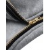 Casual Solid Simple Warm Hoodies Slit Zipper Hem Drawstring For Women